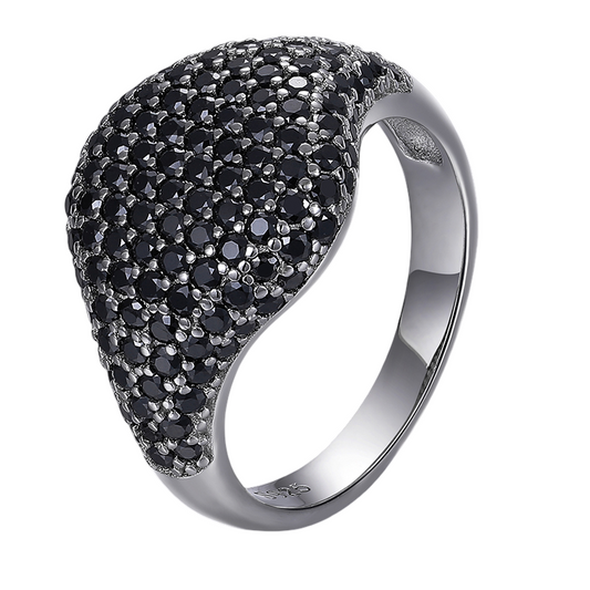 Full Black Pavé Ring