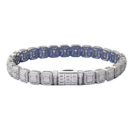 Baguette Cut Tennis Bracelet