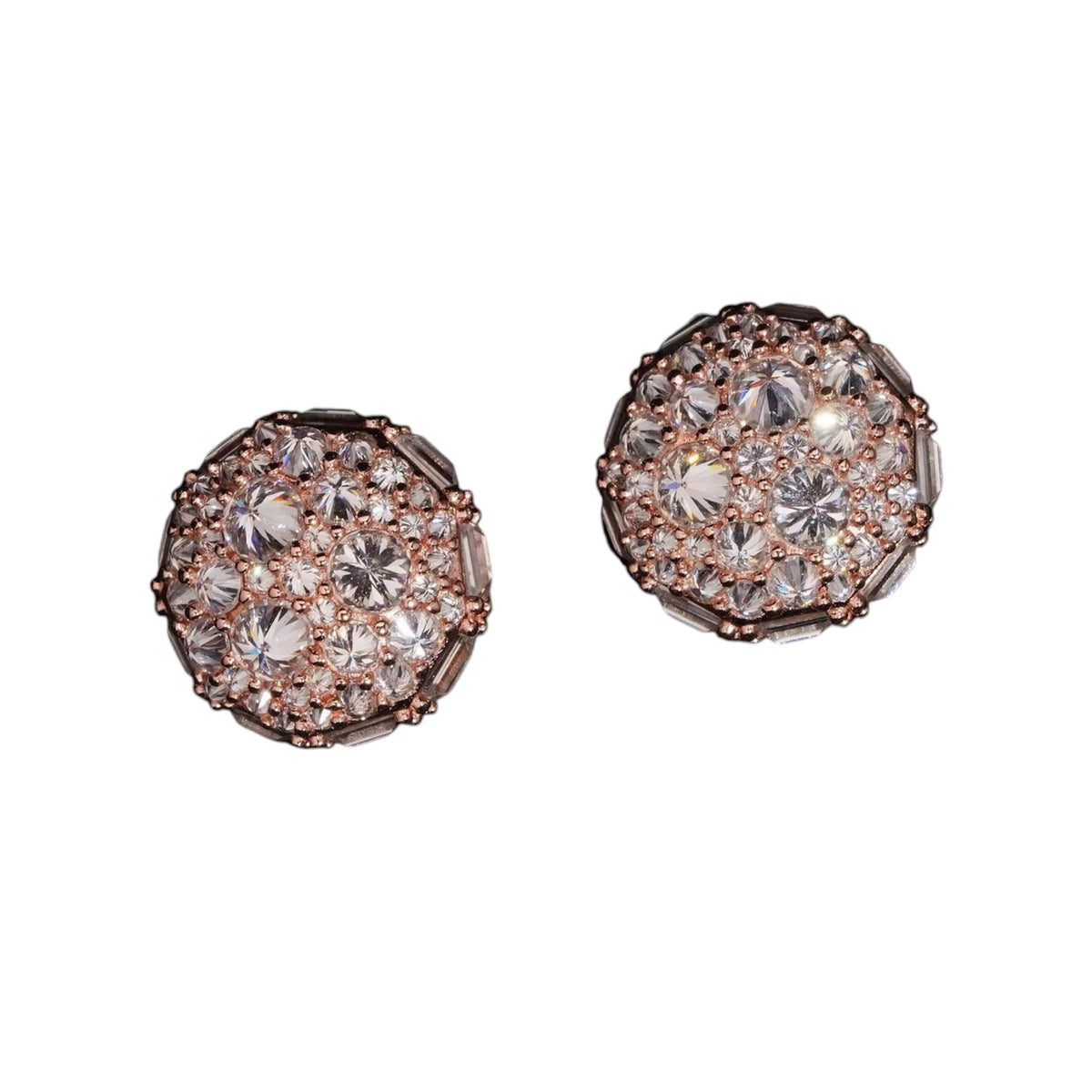 Baguette Mosaic Reversed Earrings