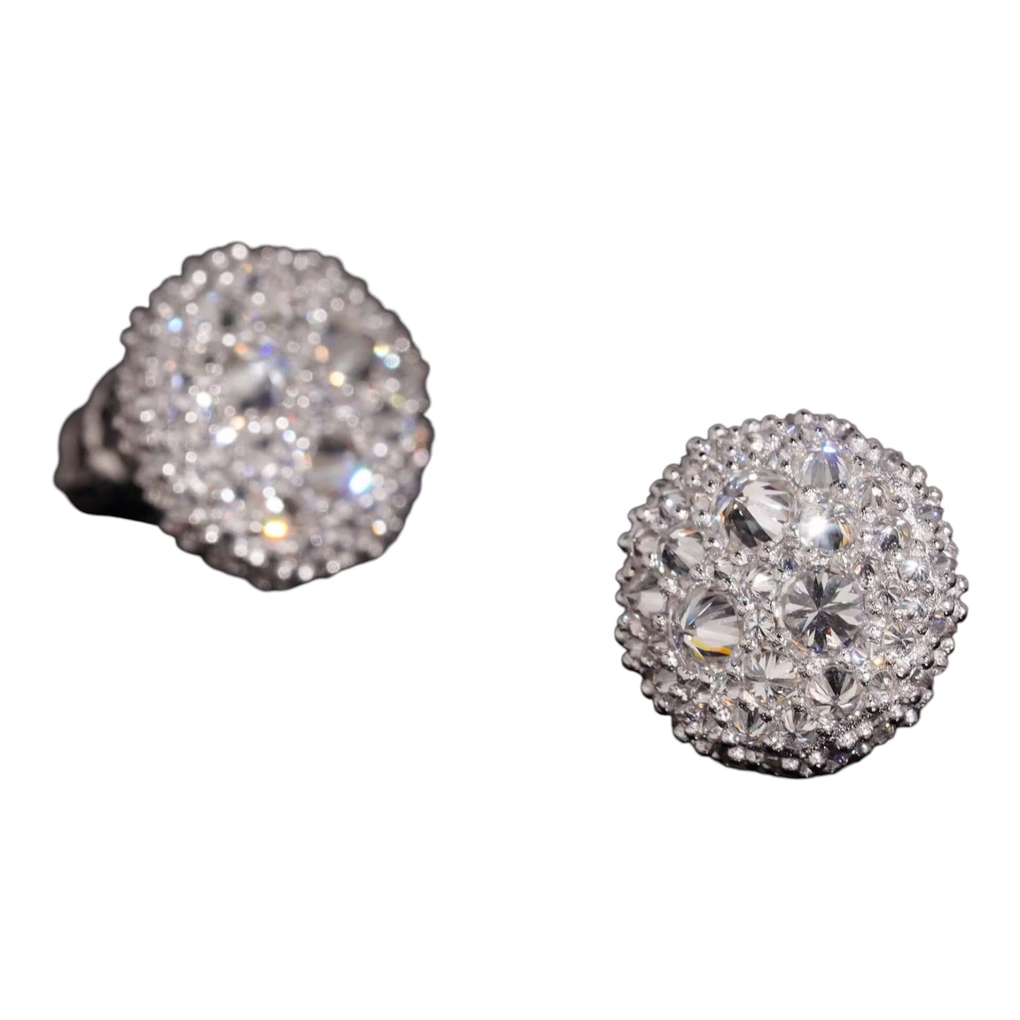 Reverse Mosaic setting Earrings
