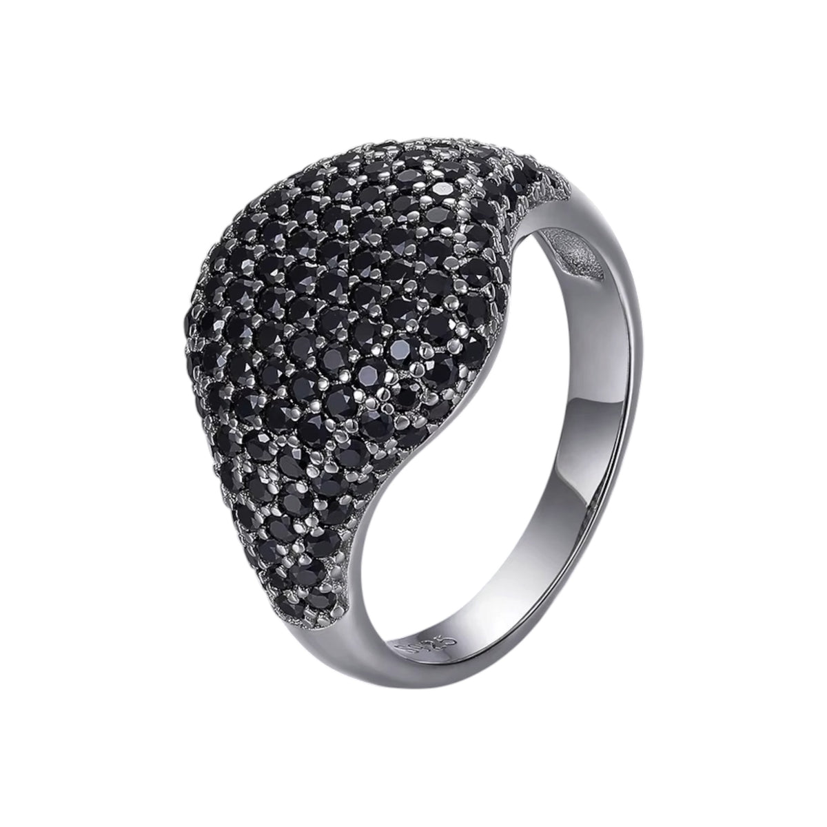 Full Black Pavé Ring