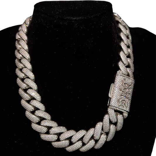 Round VVS Cuban Chain (Customizable Clasp)