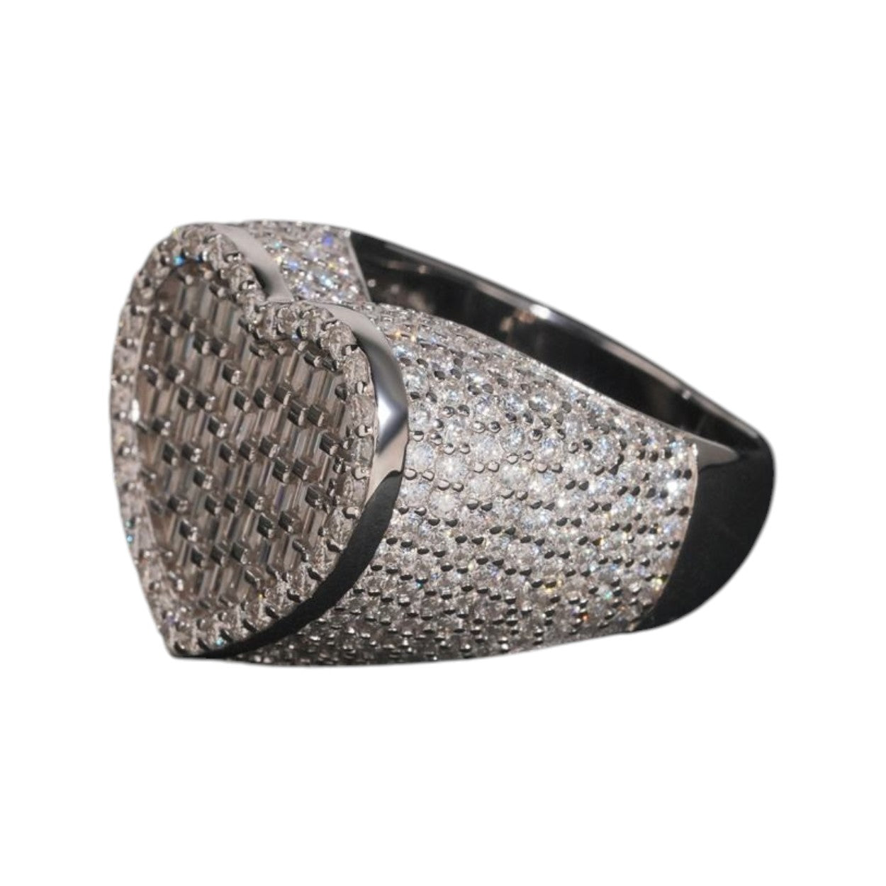 Baguette Heart Ring