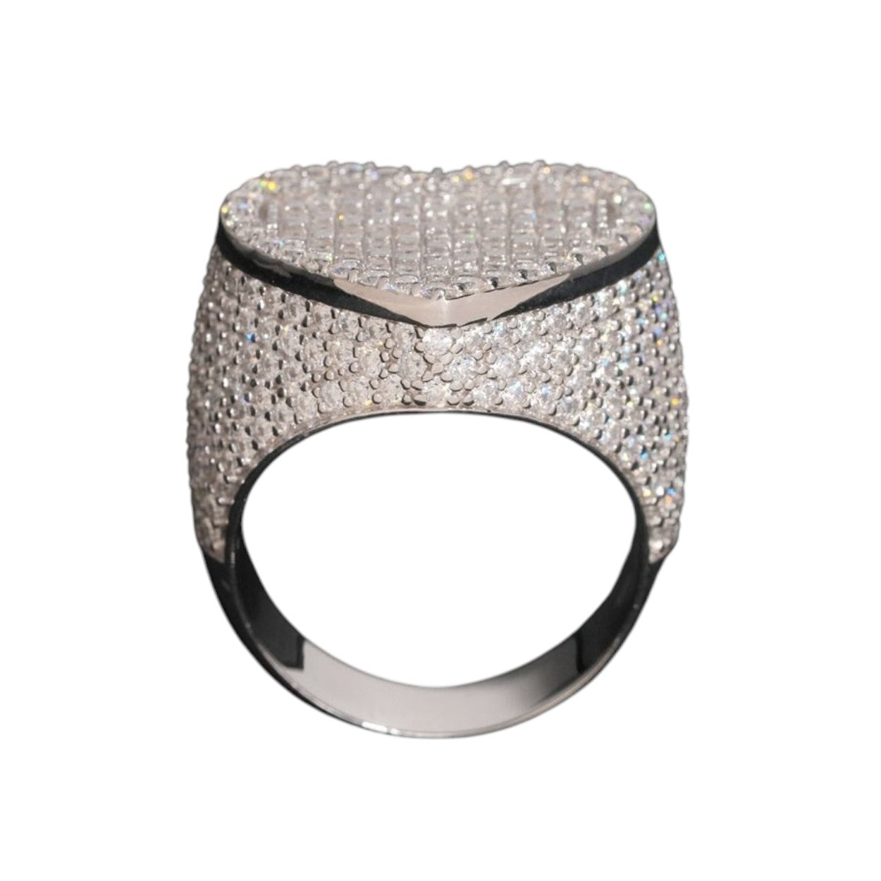 Baguette Heart Ring