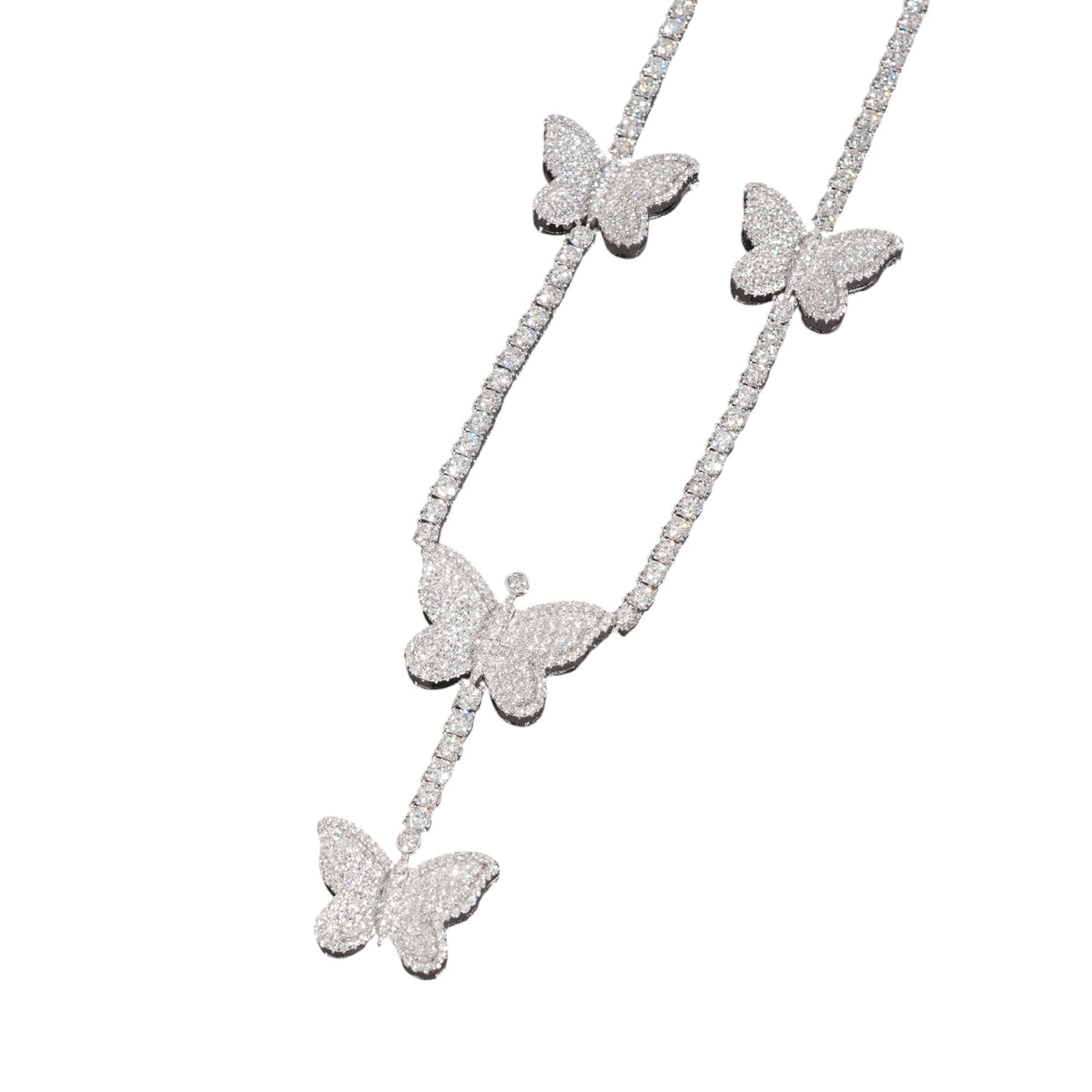 Butterflies Tennis Necklace