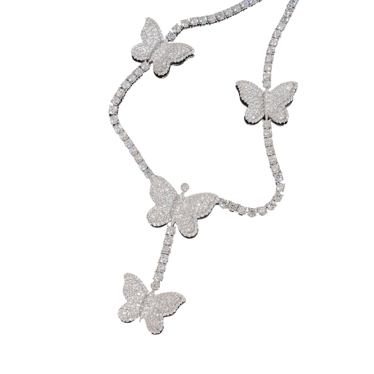 Butterflies Tennis Necklace