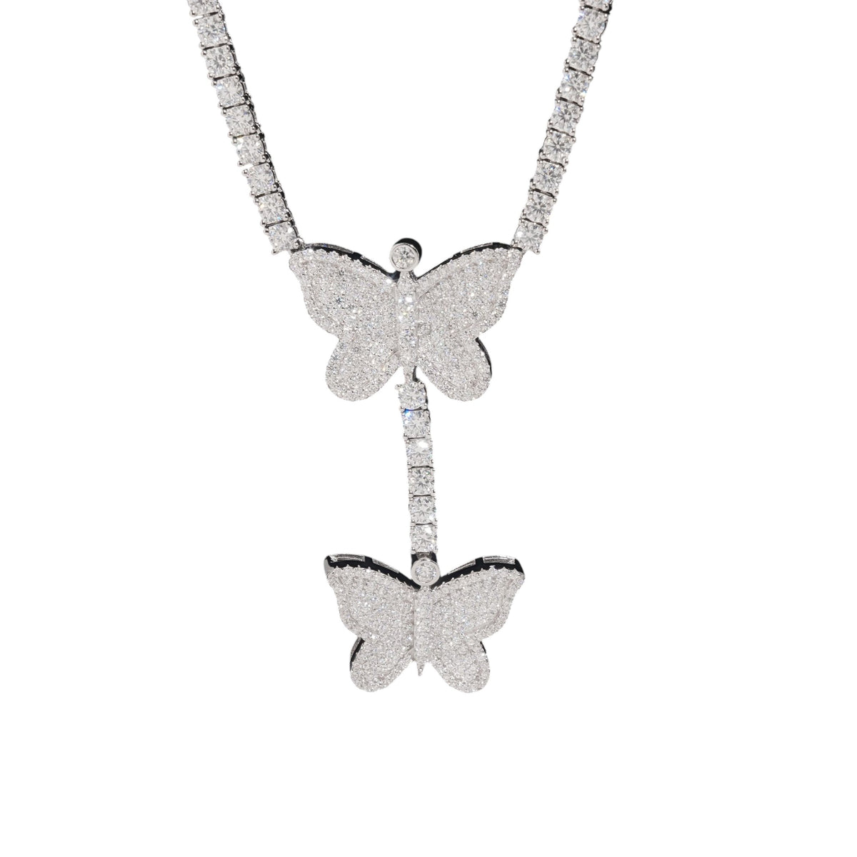 Butterflies Tennis Necklace